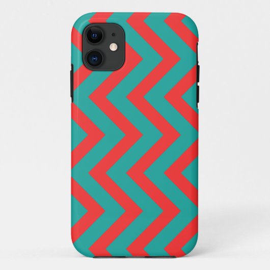 StellaRoot Preppy rosa Zickzack Girly Zickzack Case-Mate iPhone Case (Achterkant)