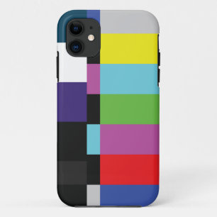 StellaRoot Retro TV Kleurcode Televisie vcr bars iPhone 11 Hoesje