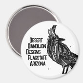 Stellar's Jay Magnet par Desert Dandilion Designs (Recto/Verso)