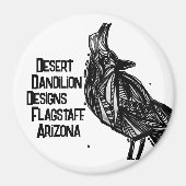 Stellar's Jay Magnet par Desert Dandilion Designs (Devant)