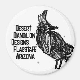 Stellar's Jay Magnet van Desert Dandilion Design Magneet