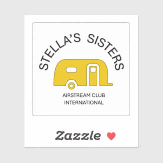 Stella's Sisters Extra Kleine Vierkante Vinyl Stic Sticker