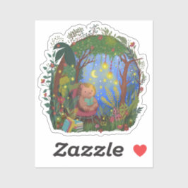 Stella's Starry Storytime Hand getekend door Tia Sticker