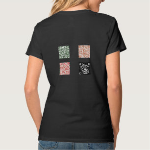 Stella's zusters Basic T-Shirt w/QR-codes op achte