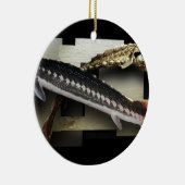 Stellate Sturgeon 3D Collage Keramisch Ornament (Rechts)