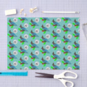 Steller Blue Jay Monogram Tissuepapier (Craft)