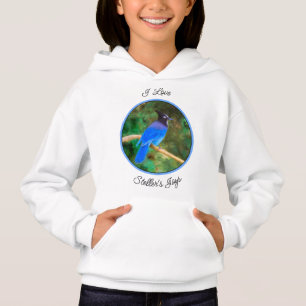 Stellers jay schilderen - Oorspronkelijke vogelkun
