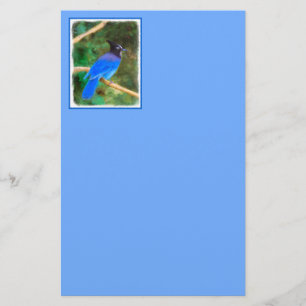 Stellers jay schilderen - Oorspronkelijke vogelkun Briefpapier