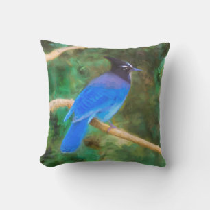 Stellers jay schilderen - Oorspronkelijke vogelkun Buitenkussen