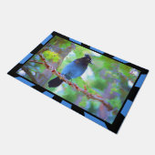 Stellers jay schilderen - Oorspronkelijke vogelkun Deurmat (Schuin)