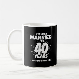 Stelletjes 40 Jaar Getrouwd Grappige 40e Trouwdag Koffiemok