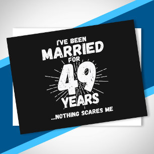 Stelletjes 49 Jaar Getrouwd Grappig 49e Huwelijksv Briefkaart