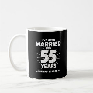 Stelletjes 55 Jaar Getrouwd Grappig 55e Trouwdag Koffiemok
