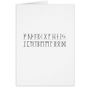 Stelt Elder Futhark in werking