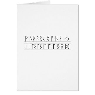 Stelt Elder Futhark in werking