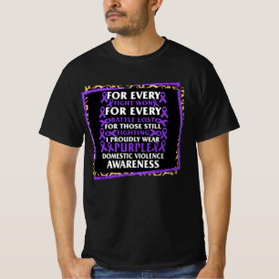 Stelt het internet van geweld tegen vrouwen voor t-shirt