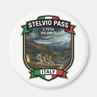 Stelvio Pass - Motorroute door de Alpen Magneet