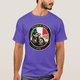 Stelvio Pass Passo Dello Stelvio Motorfamilie T-shirt