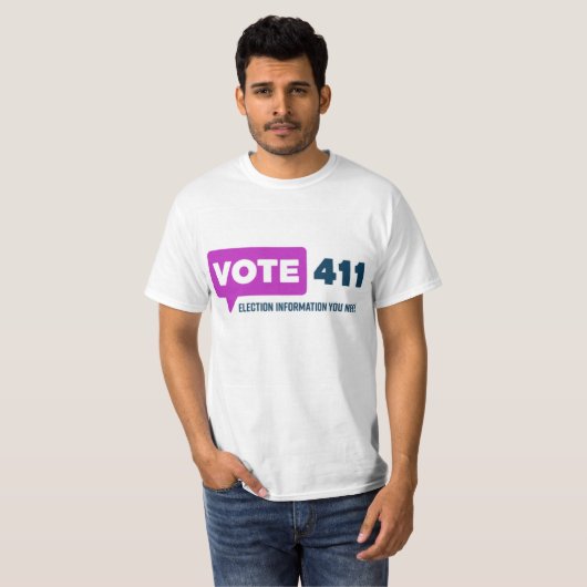 STEM411 Mannen T-shirt (Voorkant volledig)