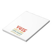 Stem als een meisje waar je rechten van afhangen I Notitieblok (Gedraaid)