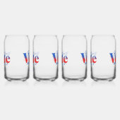 Stem alsof je stem ervan afhangt blikvorm glas (Links)