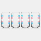 Stem alsof je transrechten ervan afhangen blikvorm glas (Rechts)