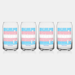 Stem alsof je transrechten ervan afhangen blikvorm glas