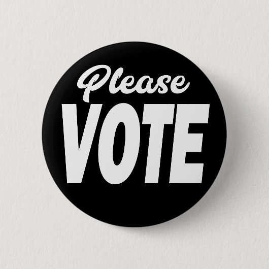 Stem alstublieft Button (Voorkant)