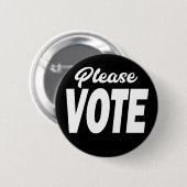 Stem alstublieft Button (Voorkant /achterkant)