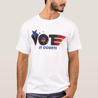 Stem Amerika - Het telt T-shirt
