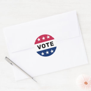 Stem Amerikaanse presidentsverkiezingen 2024 Patri Ronde Sticker