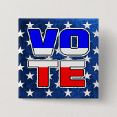 Stem Amerikaanse Star Spangled Button (Voorkant)