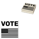 STEM Amerikaanse vlag Rubberstempel (Gestempeld)