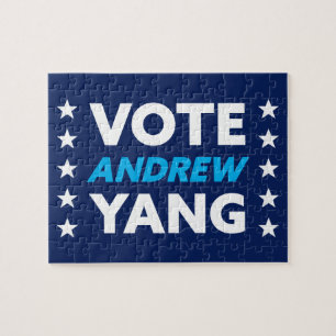 Stem Andrew Yang New York City burgemeester Stars  Legpuzzel