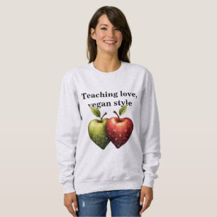 STEM Apple Art   Educational Math Science Teacher Trui