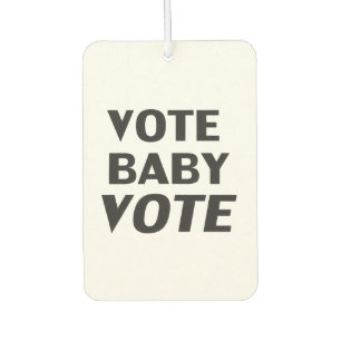 " stem baby " zwart wit - luchtverfrisser