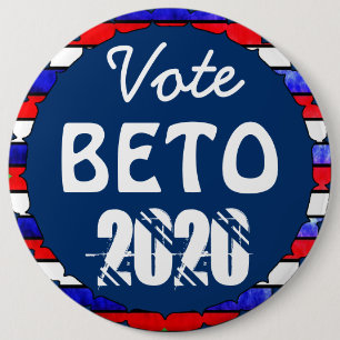 Stem Beto O'Rourke voor President 2020 Ronde Button 6,0 Cm
