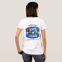 Stem Blauw Harris Walz T-shirt