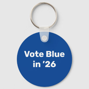 Stem blauw in 2026 sleutelhanger