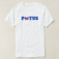Stem Blauw Lotus voor POTUS Harris T-Shirt