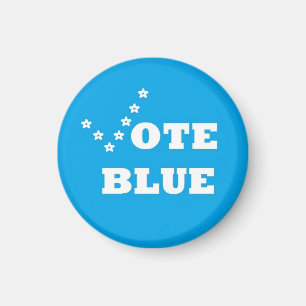 Stem Blauw - Magneet