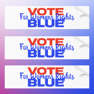 Stem Blauw Stemmen VS Democratisch Politiek Rood B Bumpersticker