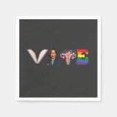 STEM Boeken Uterus LGBT Kamala Harris Walz Verkiez Servet (Voorkant)