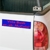 Stem Bush..eh..McCain! Bumpersticker (Op Truck)