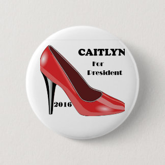 Stem CAITLYN voor President! Ronde Button 5,7 Cm