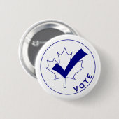 STEM Canada Button - Blauw (Voorkant /achterkant)