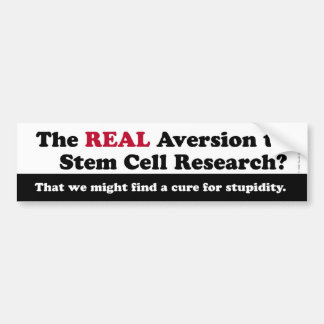 Stem Cell Research Bumpersticker
