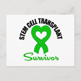 Stem Cell Transplant Survivor Heart Ribbon Briefkaart