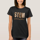 Stem Coach Science Technology Engineering Wiskunde T-shirt (Voorkant)