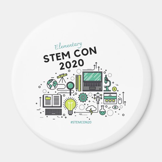 STEM CON 2020 Button Magnet Magneet (Voorkant)